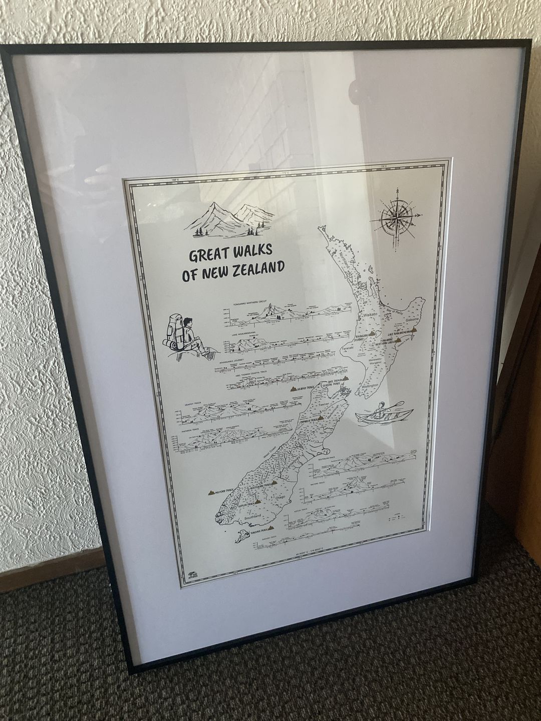 Customer photo review of Great Walks Hike & Scratch Print
