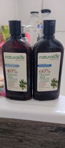 Customer photo review of Set Shampoo + Acondicionador Anticaspa con Tea Tree 350ml