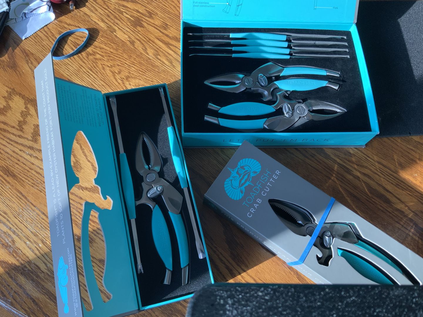 Customer photo review of Crab & Lobster Tool Set