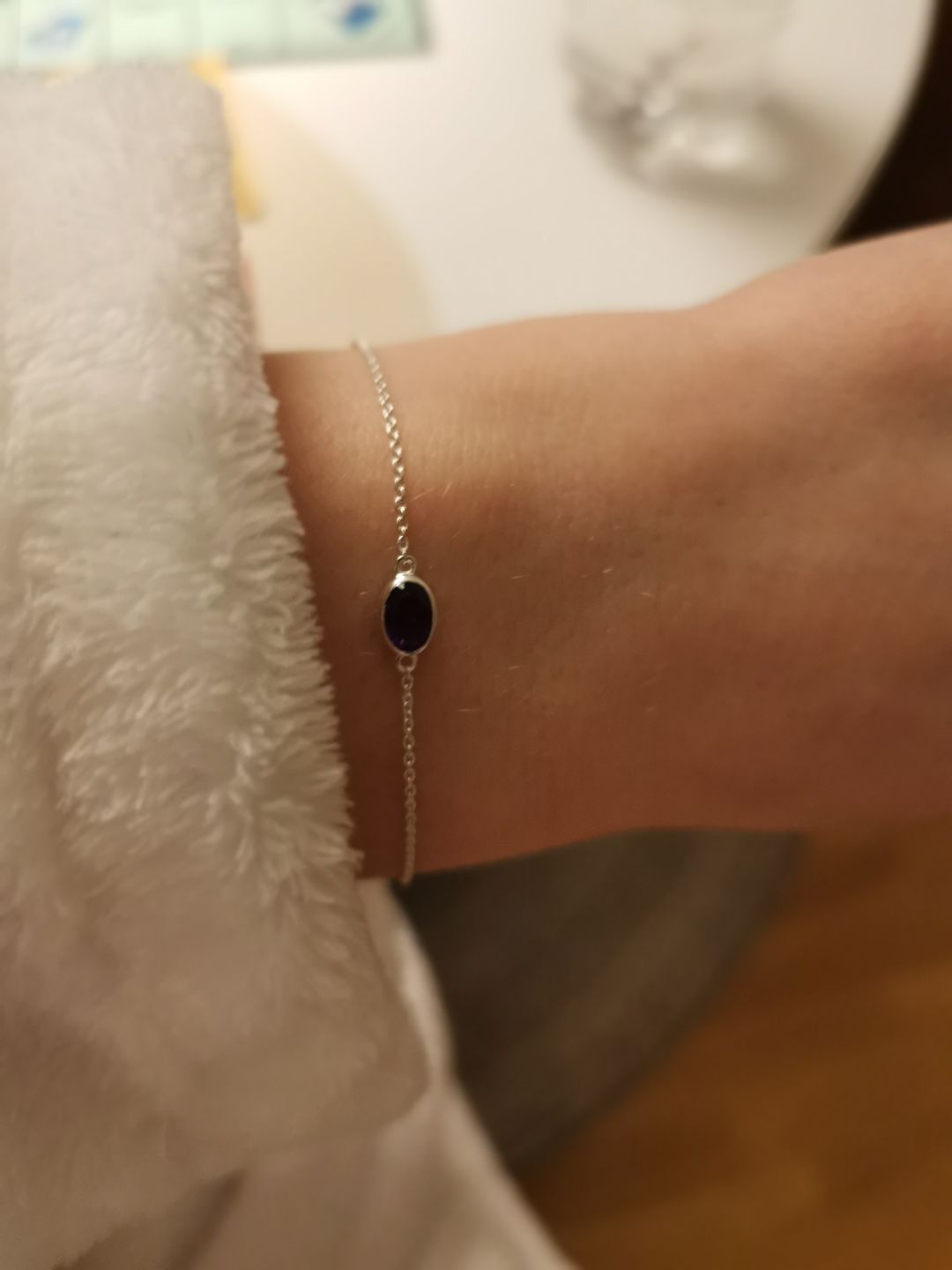 Customer photo review of Armband Februari Ametist Silver