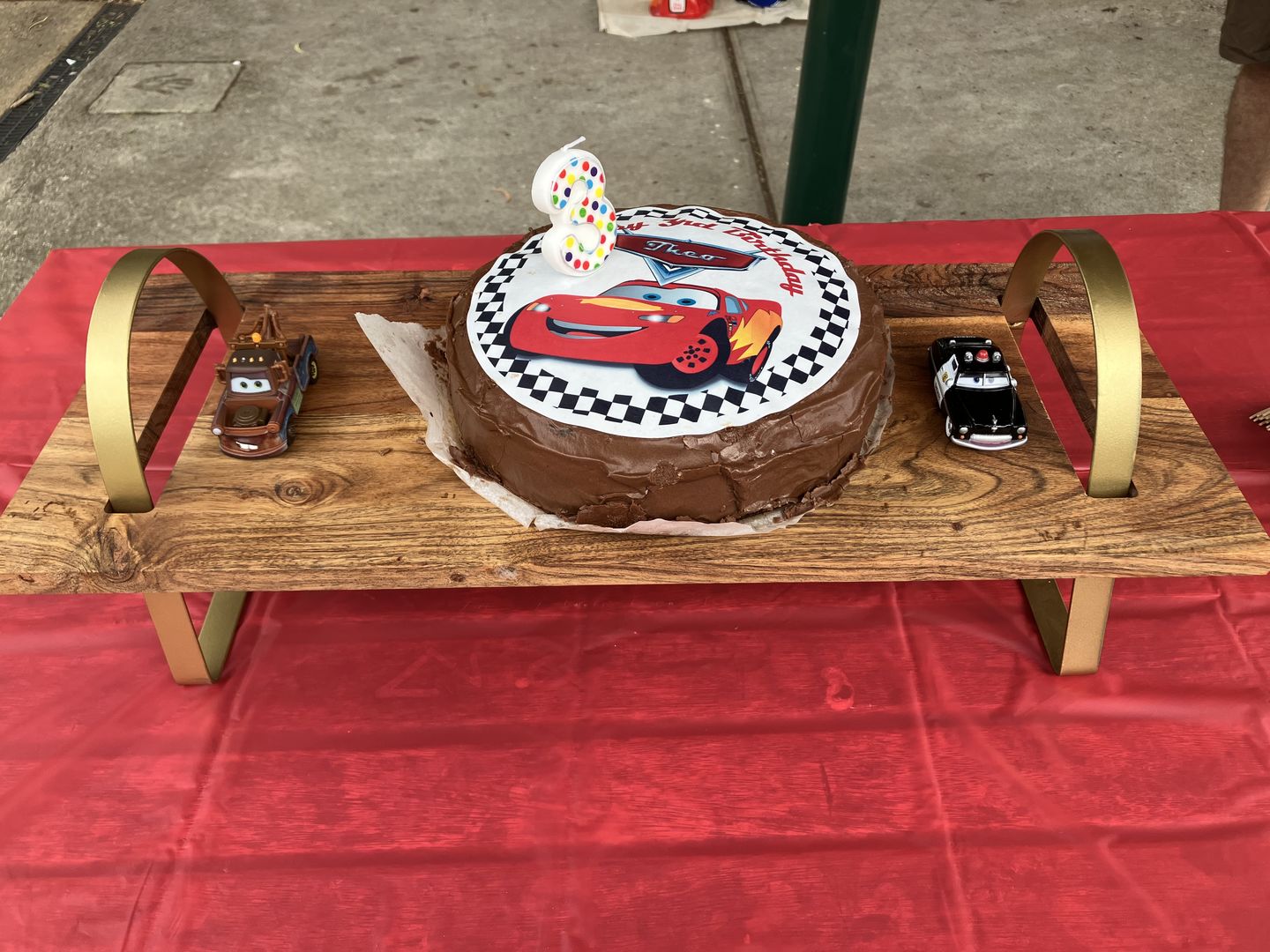 Customer photo review of Cars - Edible Icing Toppers