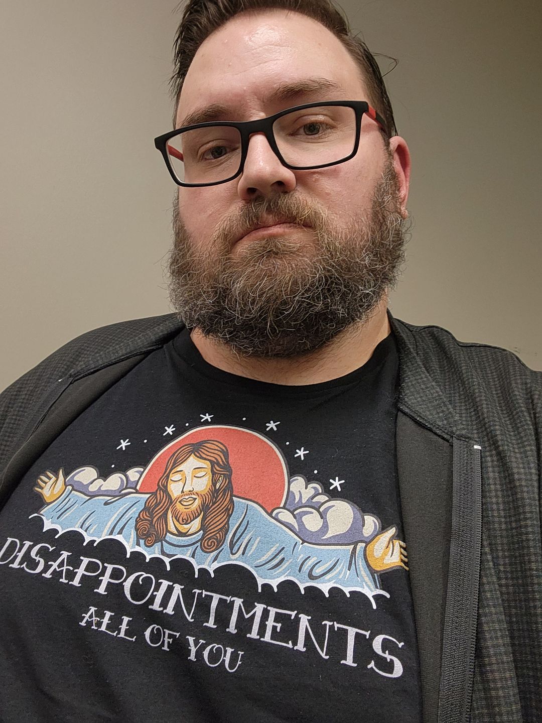 Customer photo review of Premium Disappointments All Of You Old School T-shirt