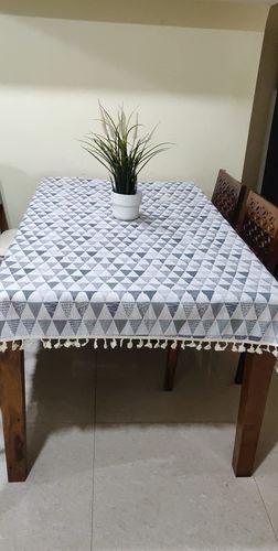 Customer photo review of High Quality Cotton Linen Table Cover