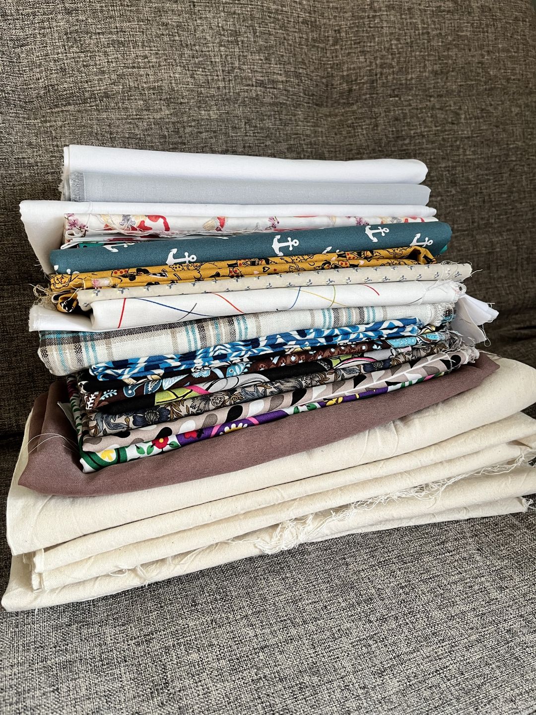 Customer photo review of Mystery Fabric Remnant Box