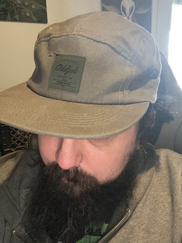Customer photo review of Big Army Green Camp Hat