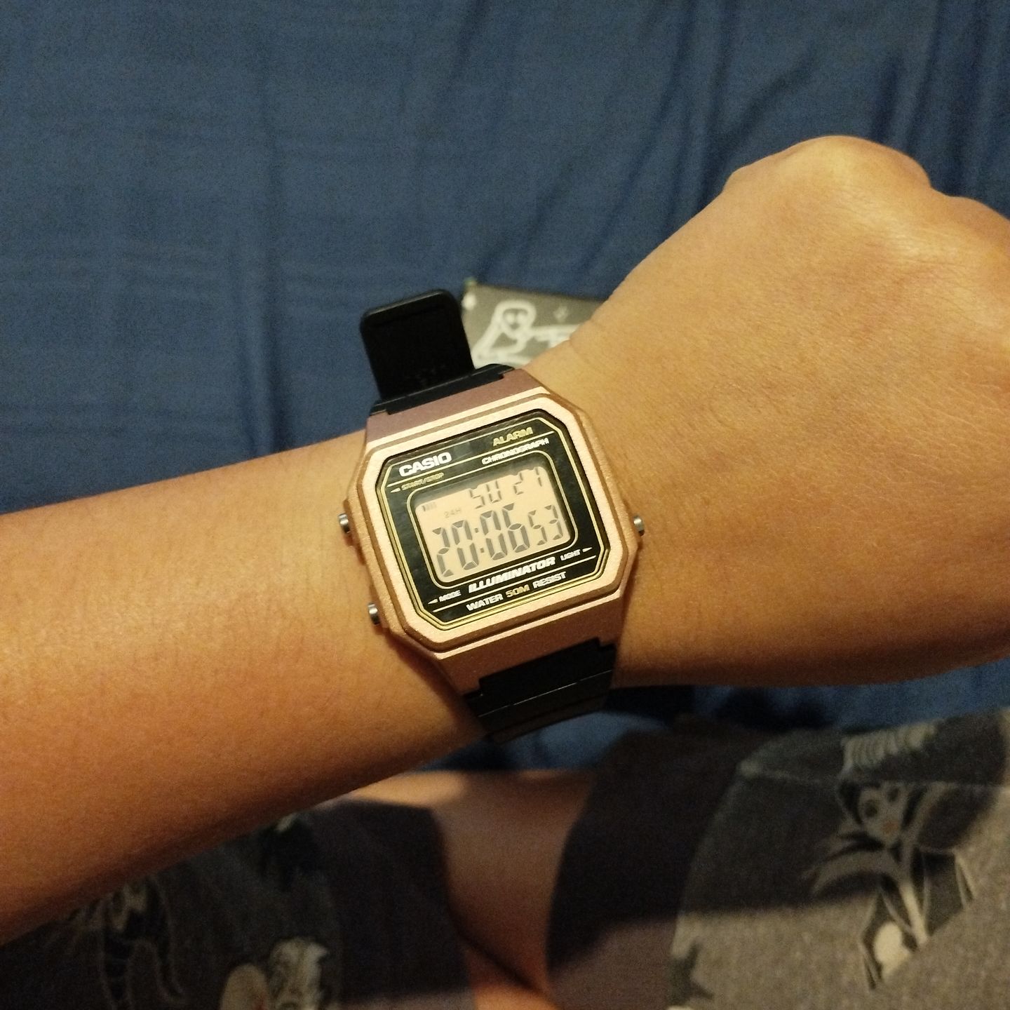 Customer photo review of Reloj Casio Vintage W-217HM-5AVDF Rosado