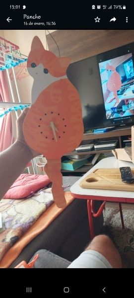 Customer photo review of Wag That Tail Clock