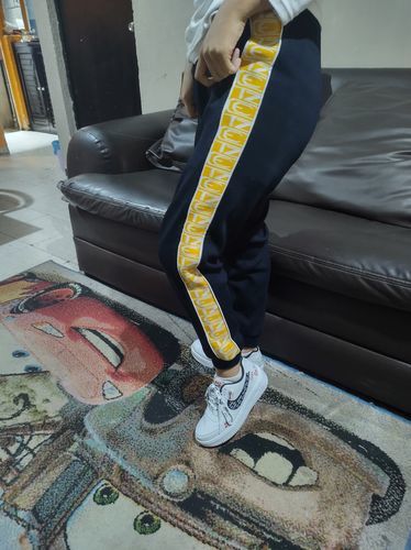 Customer photo review of Paq 6 Pares Tenis 270 Blanco Negro Rojo 22/25.5