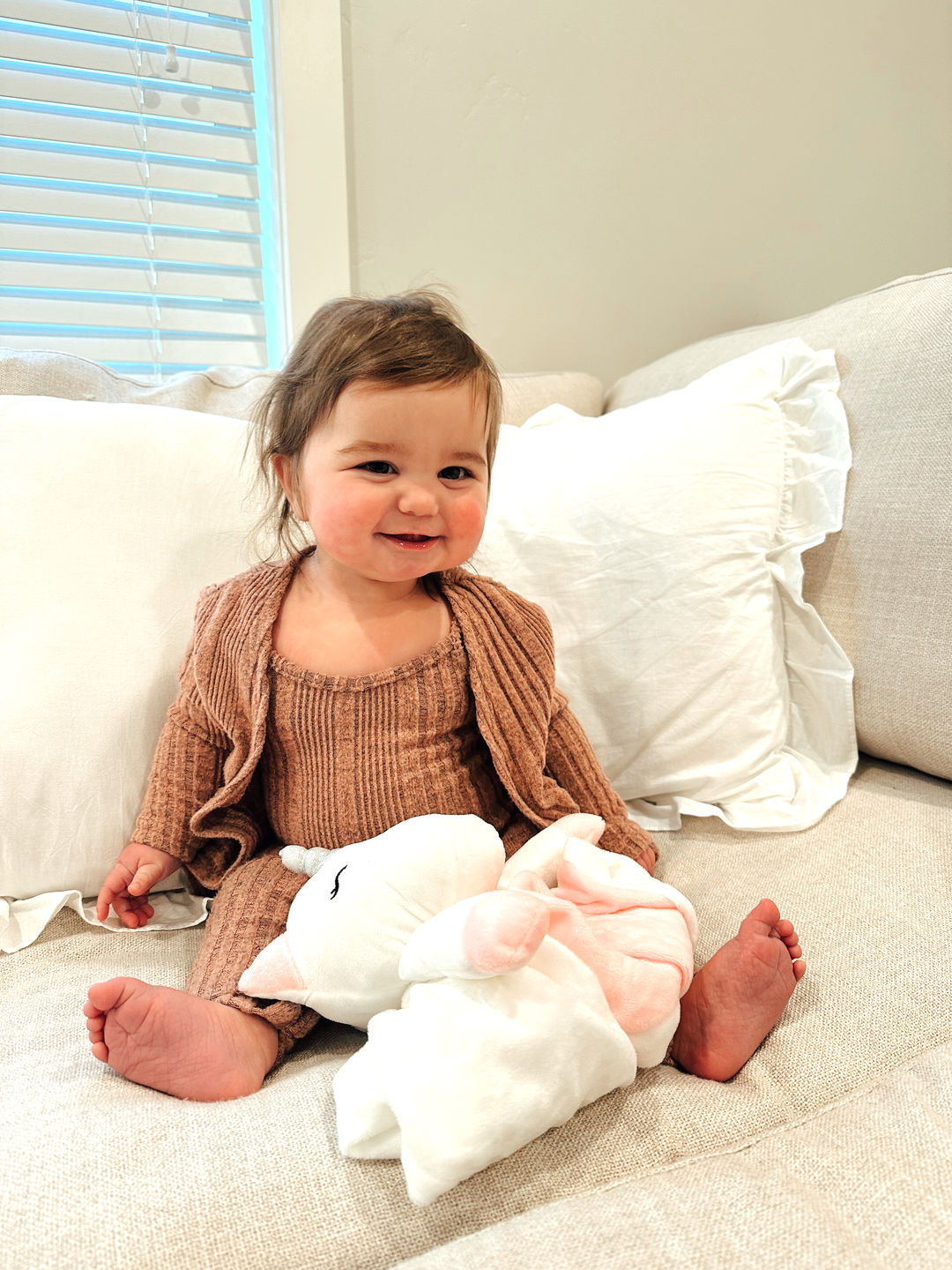 Customer photo review of Maisie the Unicorn