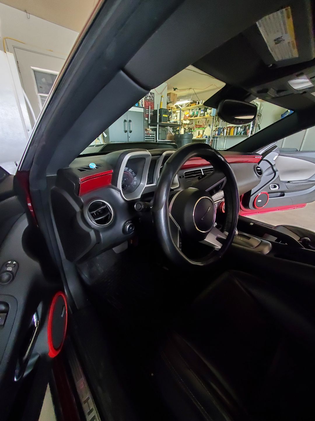 Customer photo review of 2010-2015 Chevy Camaro Carbon Fiber Dashboard Upper Trim Overlay
