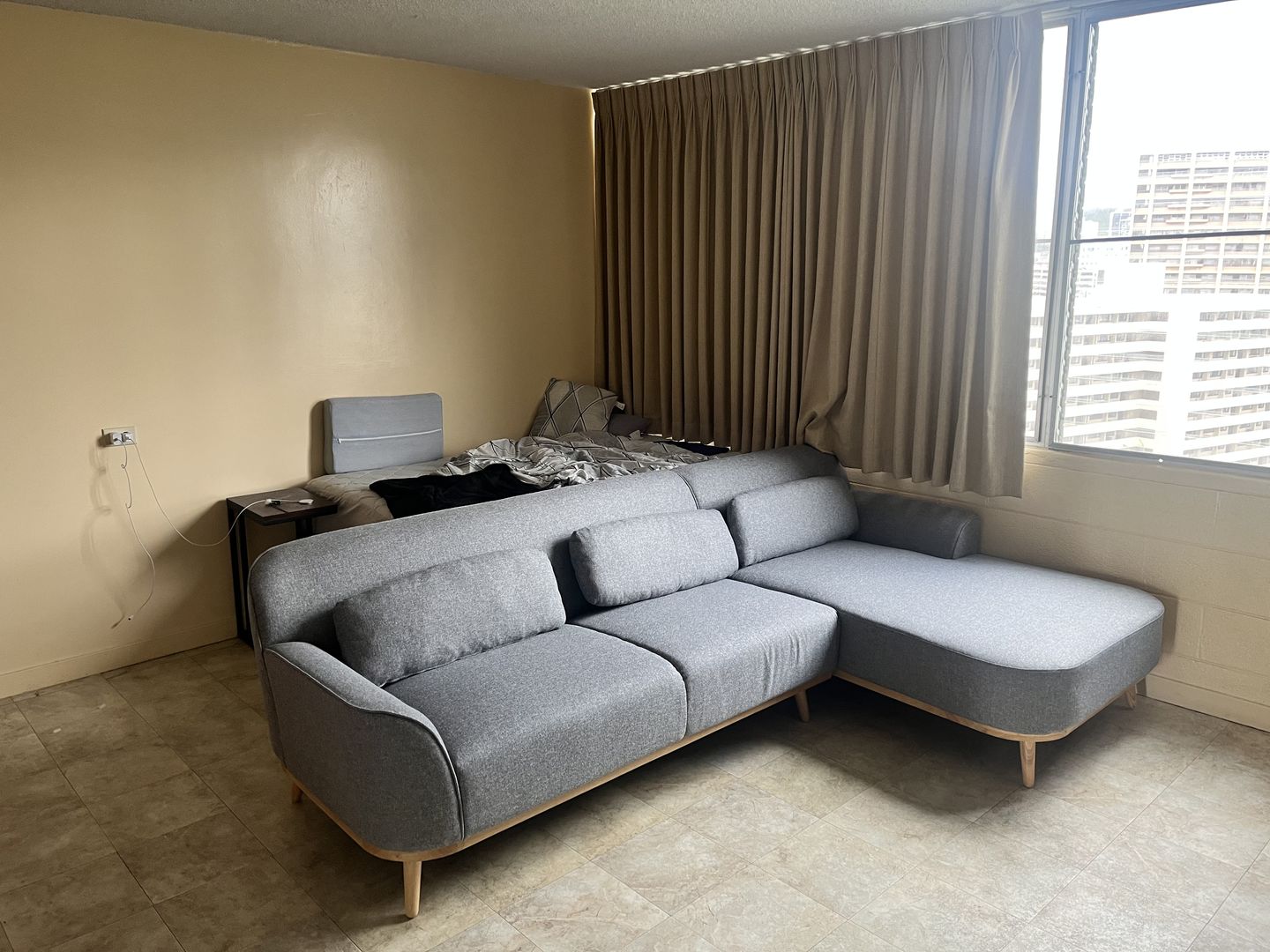 Customer photo review of Solid Wood Sectional