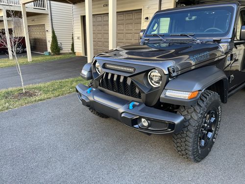 Customer photo review of Demon Grille w/ LED Off-Road Lights for 18-23 Jeep Wrangler JL & Gladiator JT