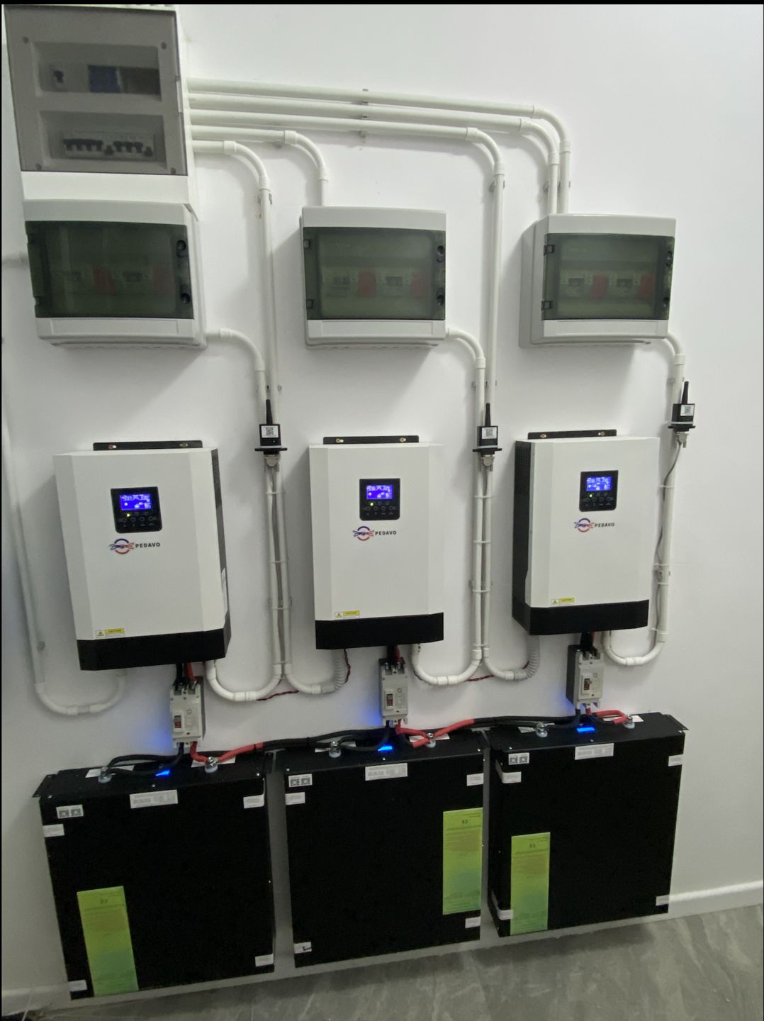 Customer photo review of Kit panouri fotovoltaice 10kW acumulator Li-ion 6kWh 48V Off Grid solar