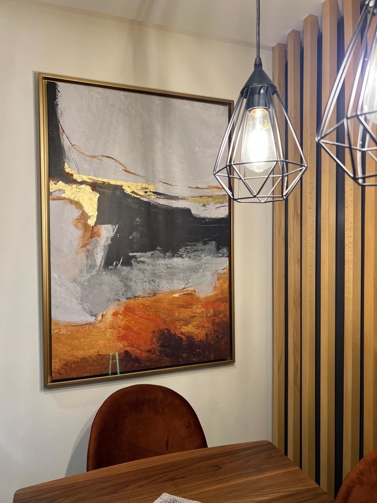 Customer photo review of Tableau décoratif Gilded Horizon - Cadre américain