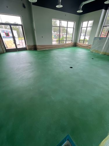 Customer photo review of Stone Tone Concrete Stain