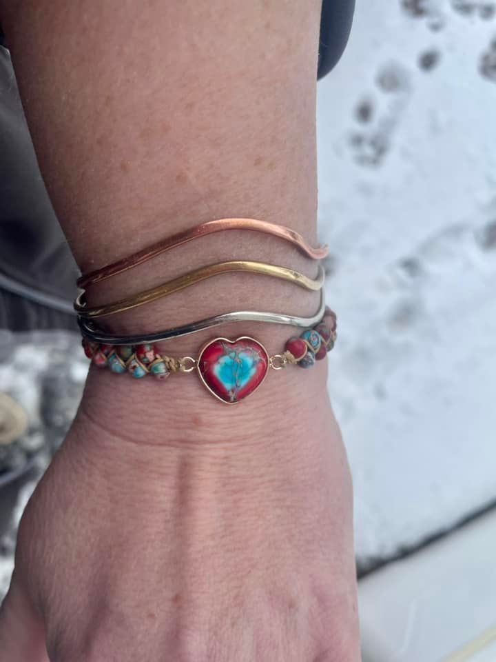 Customer photo review of Passionate Heart Jasper Bracelet