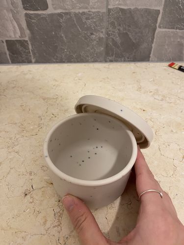 Customer photo review of קופסת נשנוש מסיליקון