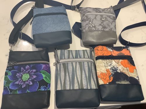 Customer photo review of Wanderlust Phone Bag Pattern