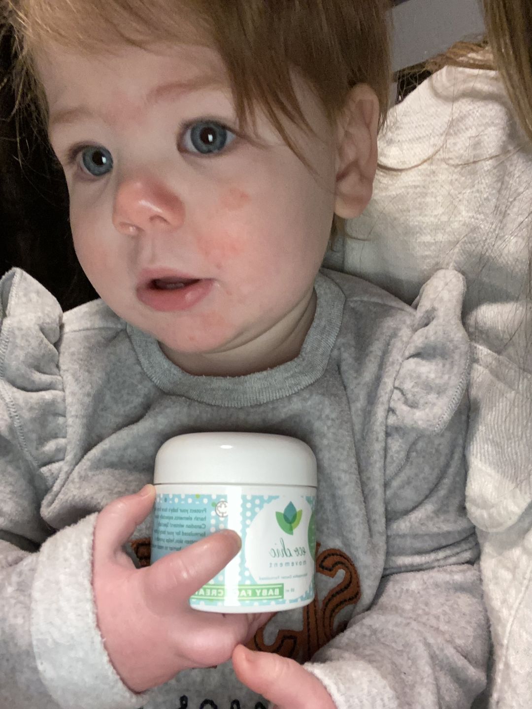 Customer photo review of Baby Face Cream