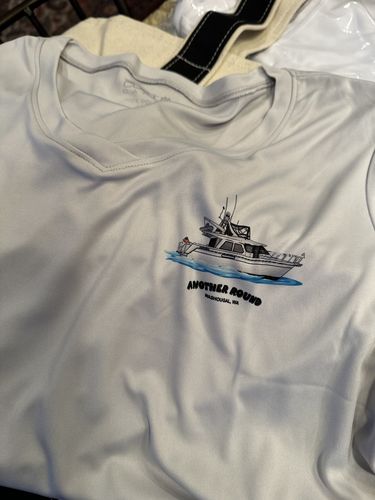 Customer photo review of Women's Dri-Fit Custom Boat Shirts - Long Sleeve