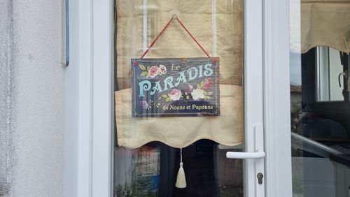 Customer photo review of Mon jardin/potager/autre - Plaque de porte personnalisée