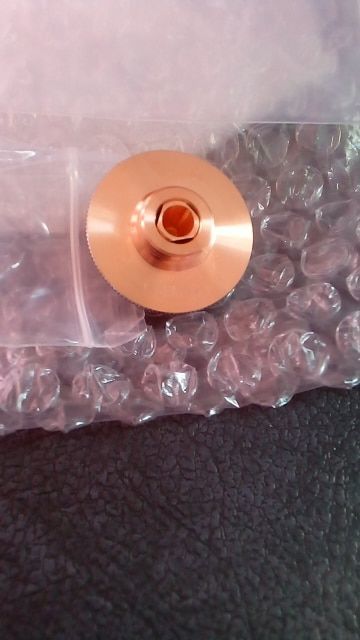 Customer photo review of Cloudray Raytools A Type Laser Cutting Nozzles