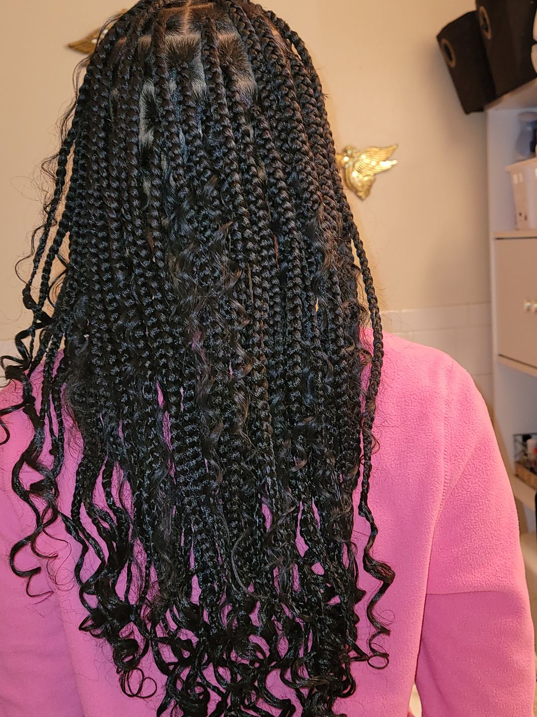 Customer photo review of OUTRE SYNTHETIC PRE STRETCHED ULTRA BRAID - XPRESSION 3X 52"