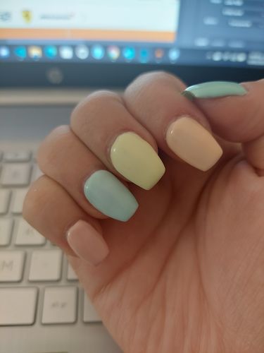 Customer photo review of Gel Gama Pastel 6 pzas MUSSA