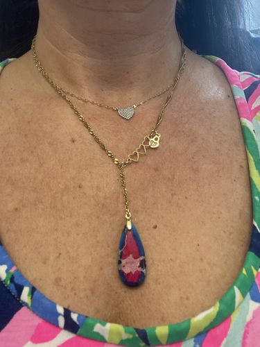 Customer photo review of KAISERLICHE JASPIS-HALSKETTE FÜR REINE LIEBE & STÄRKE