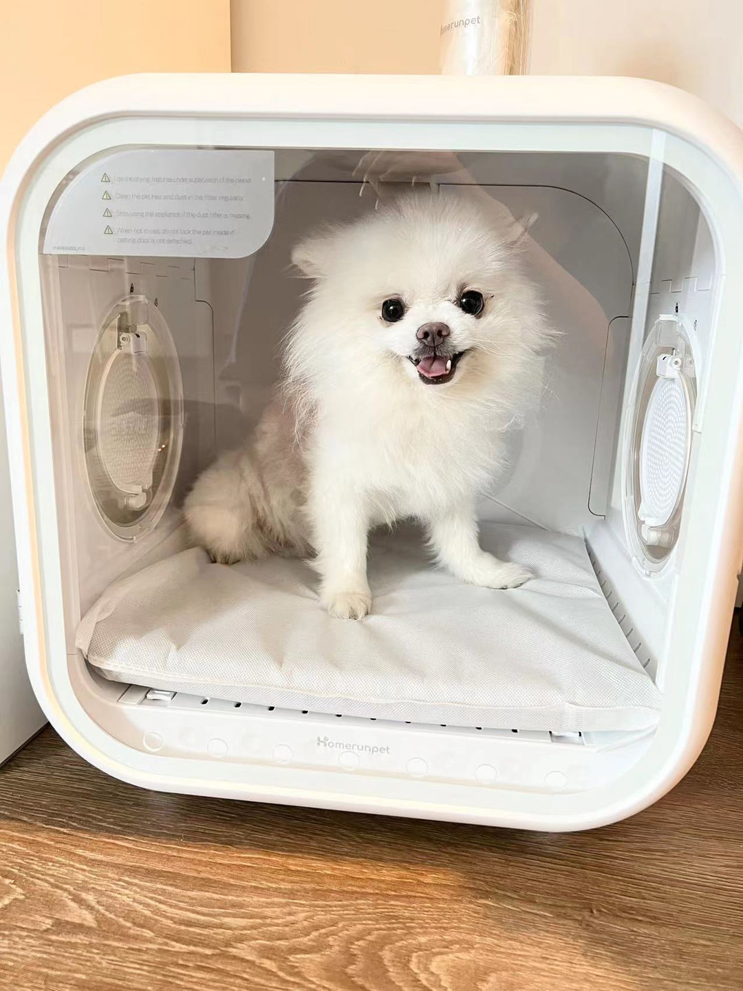 Customer photo review of homerunPET Dryboシリーズ ペットドライヤーハウス（50L・62L）