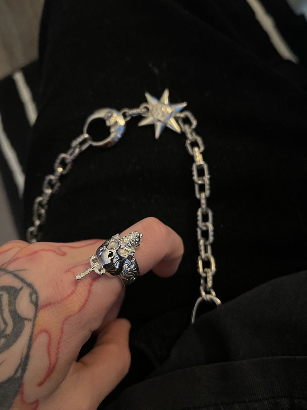 Customer photo review of HALLUCINOGENIC NIGHTMARE RING
