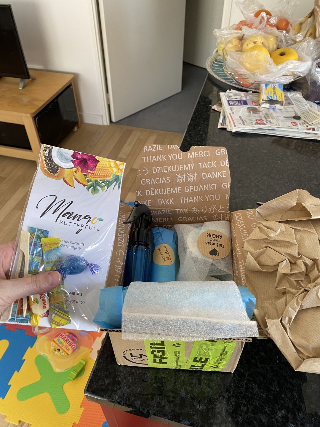 Customer photo review of Pack routine Mango SENSITIVE