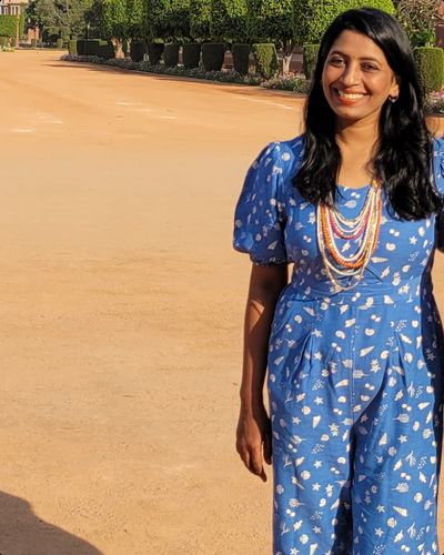 Customer photo review of Rubans Voguish Multicolour Beaded Necklace With Layered Design