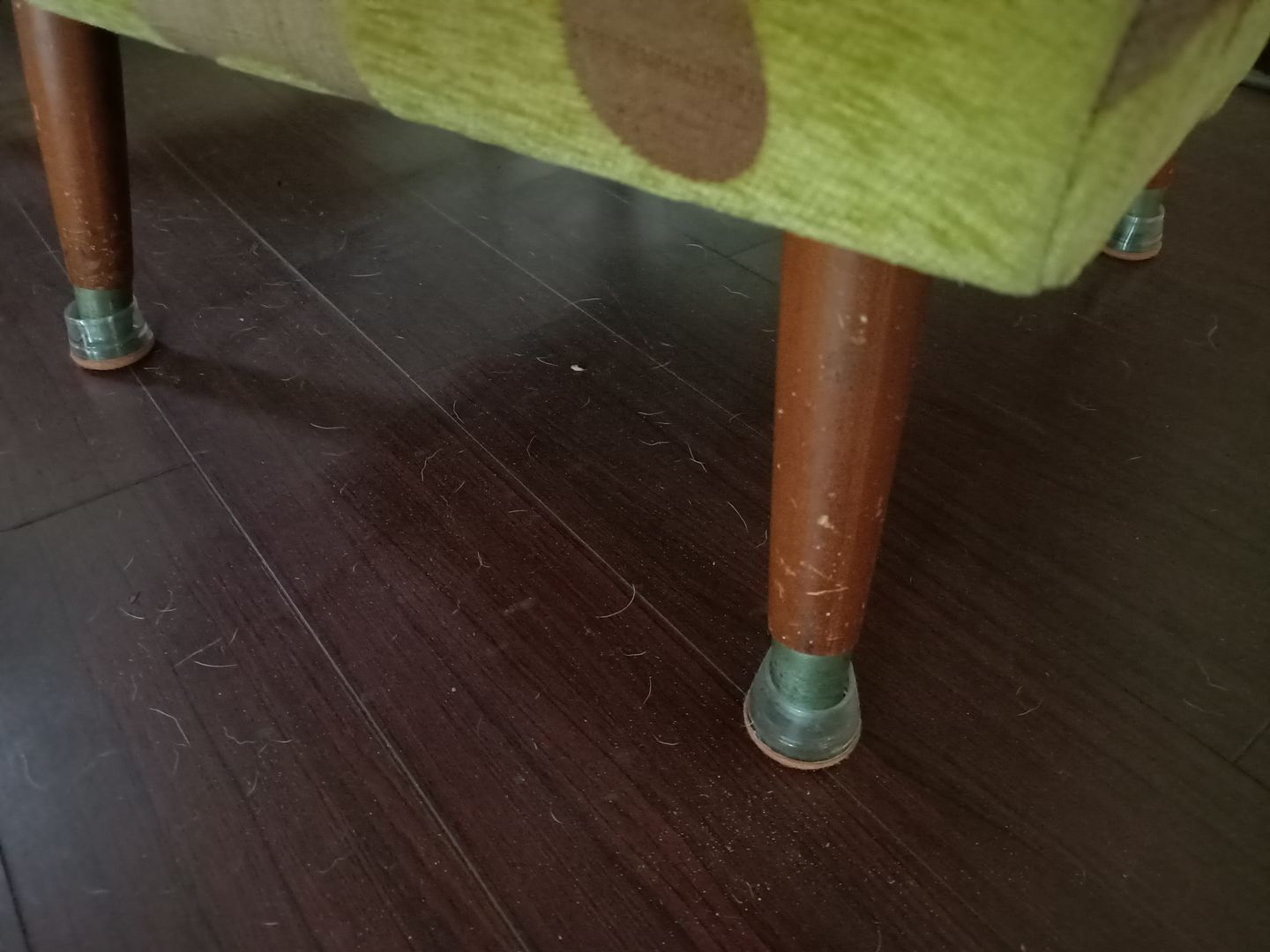 Customer photo review of Groovy Silicone Felt Chair Leg Glides