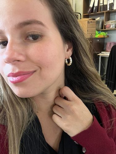 Customer photo review of ARGOLLAS MILANO BAÑO DE ORO