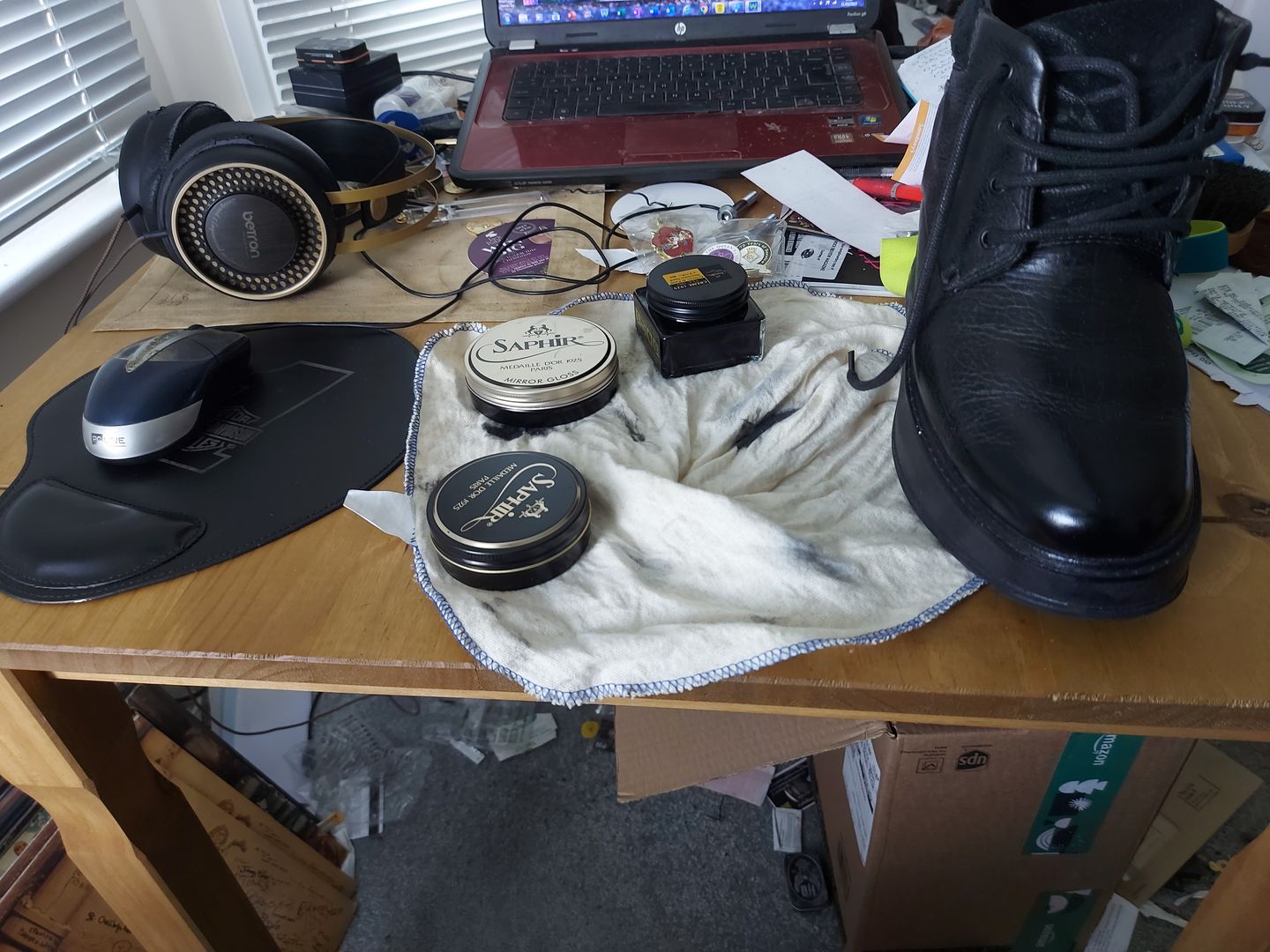 Customer photo review of Saphir Medaille D'or Polishing Cloth
