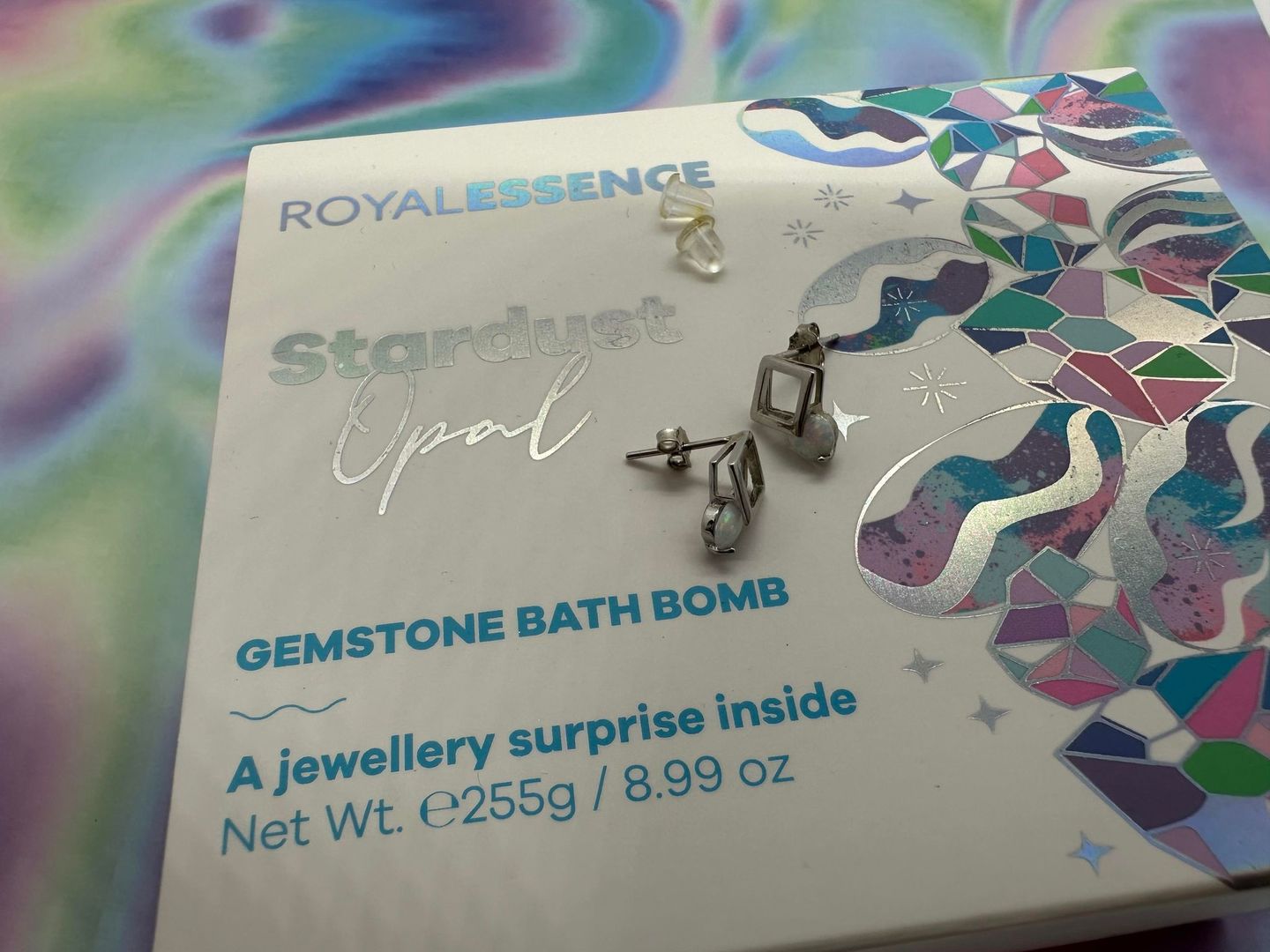 Customer photo review of Stardust Opal (Bath Bomb)