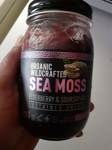 Customer photo review of Elderberry and Soursop Infused Sea Moss Gel