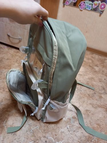 Customer photo review of Simply Cute School Backpack with Teddy Pendant