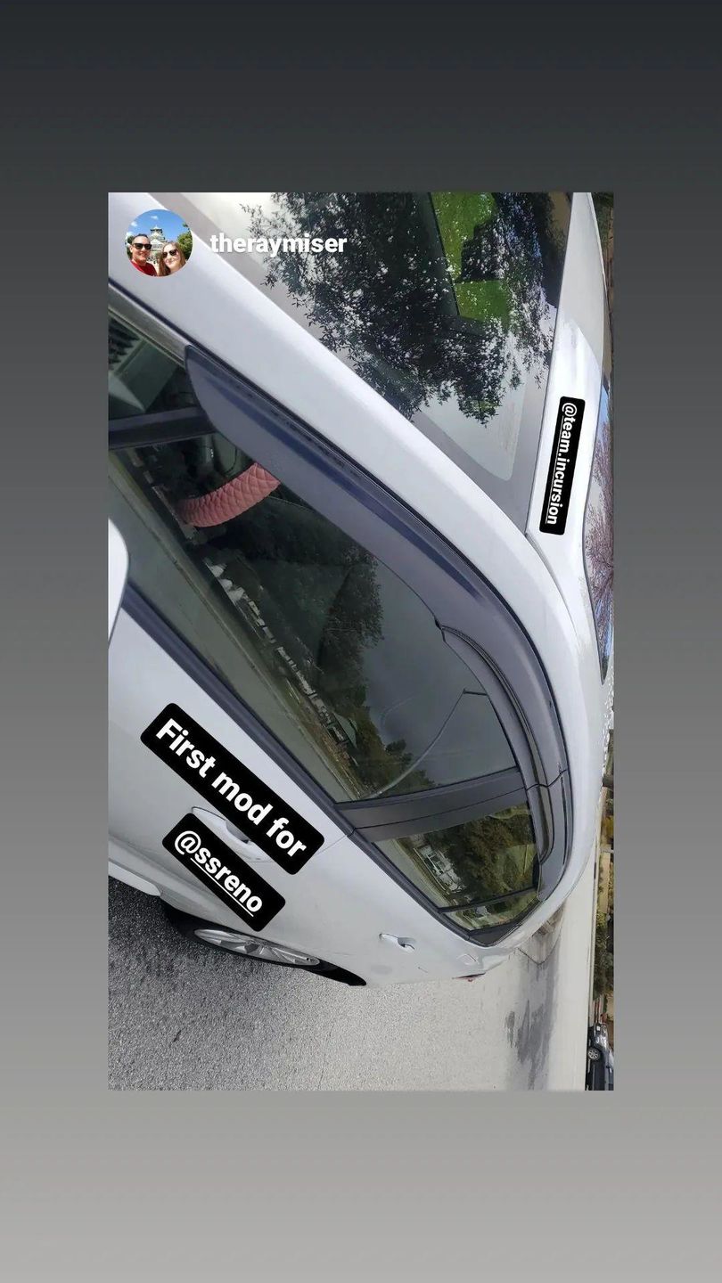 Customer photo review of 2020-Up Toyota Corolla Sedan MUGEN Style Window Visors Deflectors