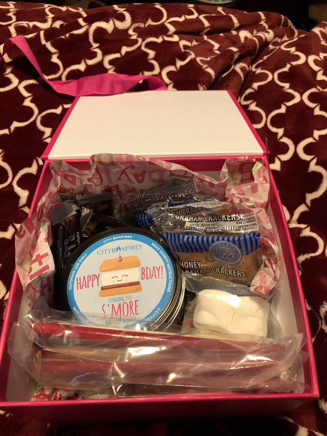 Customer photo review of S'mores Night Pack - Happy Birthday Edition