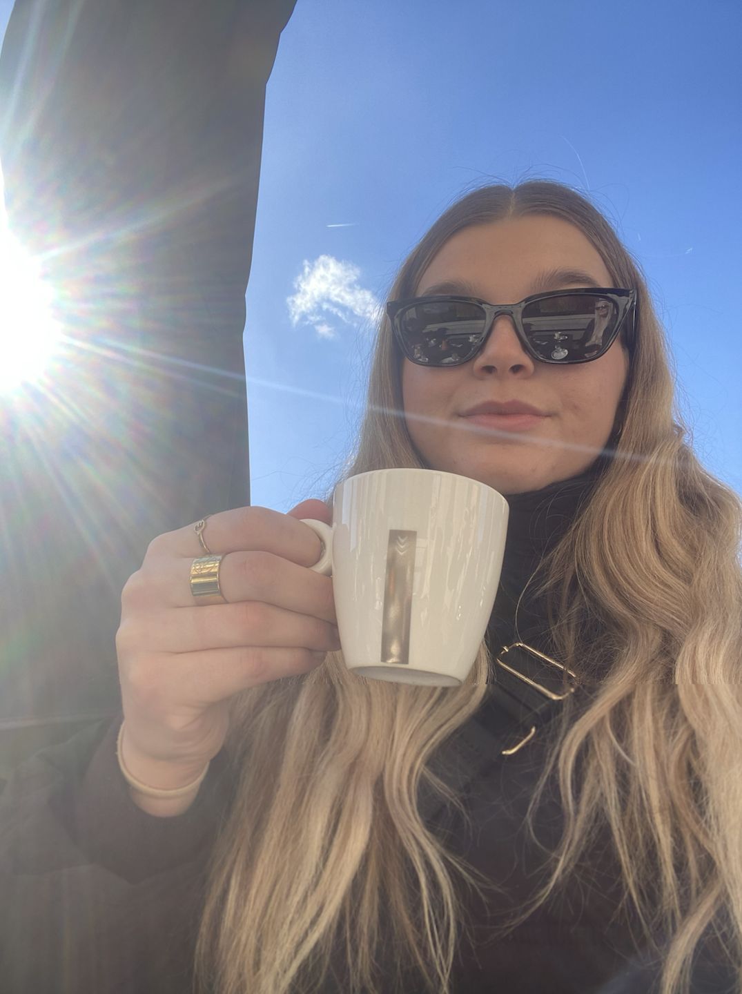 Customer photo review of Grandstand Gold Band Ring