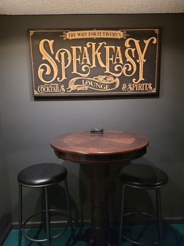 Customer photo review of Speakeasy Decor  - Personalized