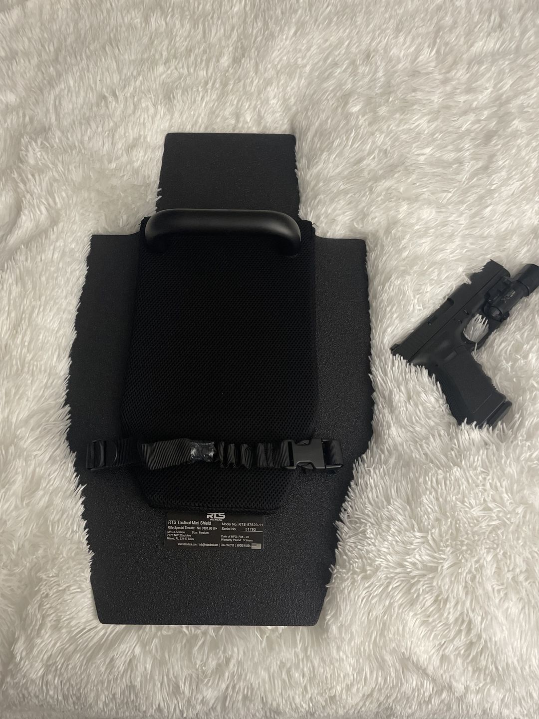Customer photo review of RTS Tactical Level III+ Rifle Special Threats Mini Shield