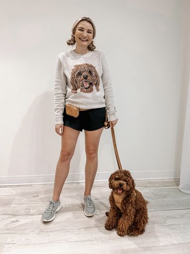 Customer photo review of Portrait Only Pet Custom Sweater