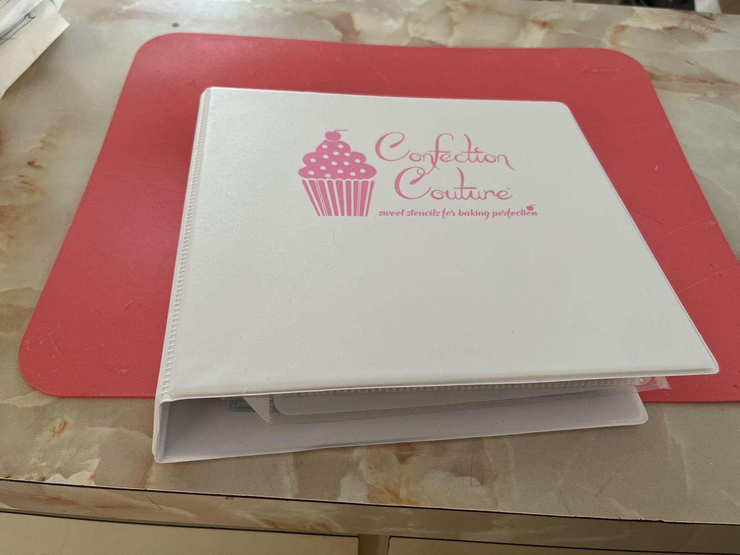 Customer photo review of Cookie Stencil Storage Pocket Protectors