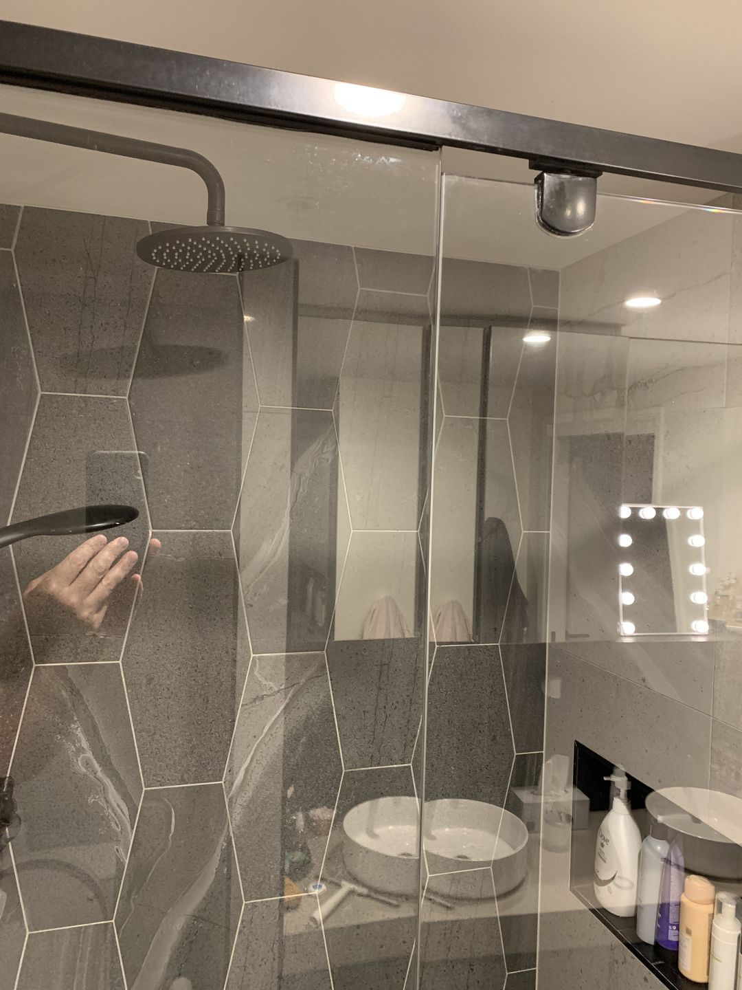 Customer photo review of GLASSGUARD® Glass Restoration Stain Remover Diamond Edition
