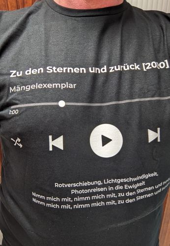 Customer photo review of Your Favorite Song T-Shirt Music Player