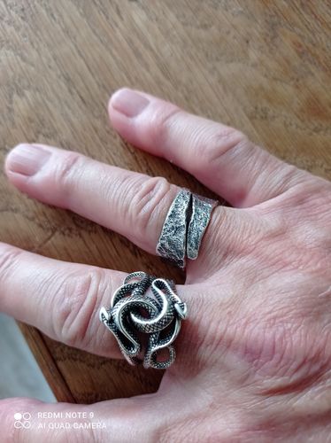 Customer photo review of Shé - Bague Homme Argent