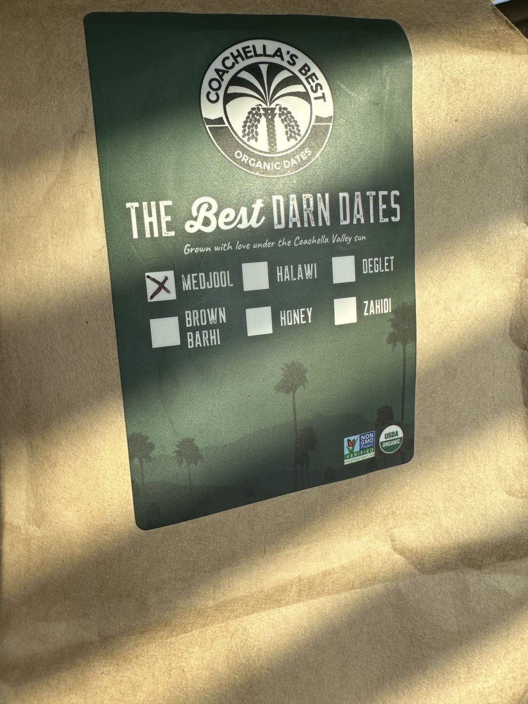 Customer photo review of Mix & Match Date Varieties (2-Pack)